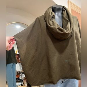 UO Poncho Cowl Neck Sweater Top